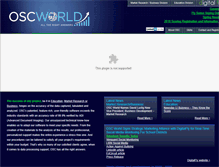 Tablet Screenshot of oscworld.com